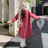 【新款】现货树莓红带小挎包双面毛呢大衣270-7108P275控378，女装毛呢外套，浙宝270