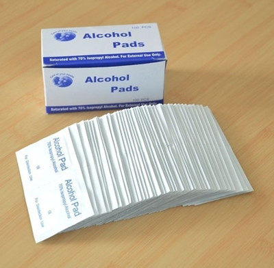 Gói 100 Miếng, Khăn Lau Cồn, Khăn Ướt Làm Sạch Màn Hình Điện Thoại, Khăn Giấy Ướt, Màng Dán Điện Thoại, Túi Cồn Khô, Túi Ẩm