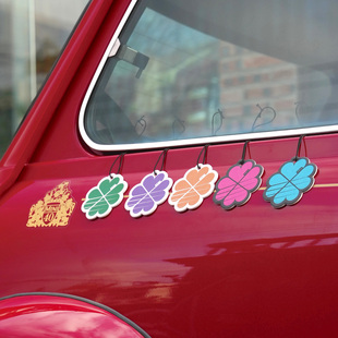 饰挂件高级香薰 燃油巴适车载香薰片香薰装 幸运四叶草 5片装