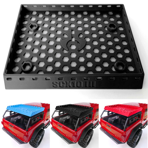 AxialSCX10III尾部车顶行李架