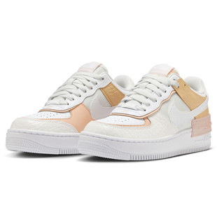 Nike耐克AF1女鞋空军一号低帮休闲板鞋白粉色运动鞋CK3172-002