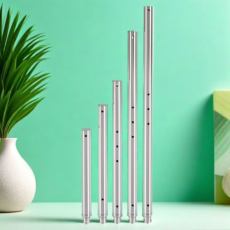 不锈钢置物架配件38管多孔立柱螺丝安装工具垫片架子腿落地多层