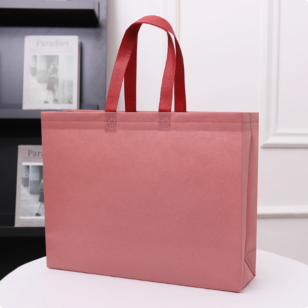 无纺布手提袋定制logo外卖包装环保袋定做不织布彩色覆膜宣传袋子