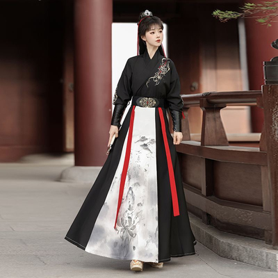 墨染魏晋制男女原创武侠风古风