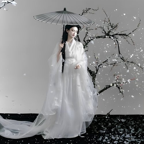 魏晋汉服超仙飘逸绣花大袖古装