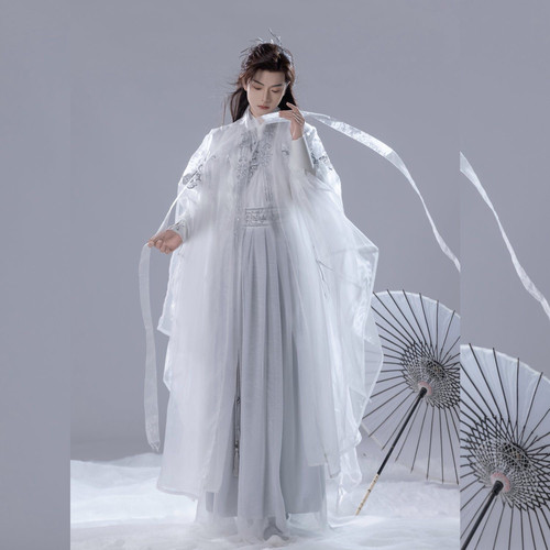 【扶桑】魏晋汉服白色男女同款