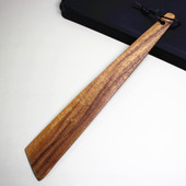 柚木质斜口锅铲煎铲日式 料理铲子实木铲宝宝辅食铲家用户外小炒铲