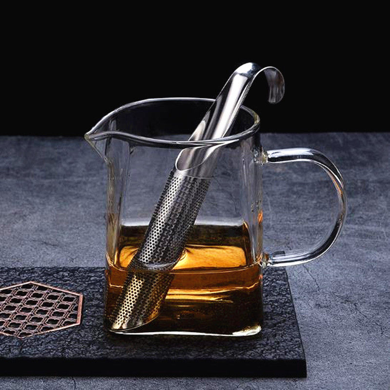 全不锈钢304懒人泡茶器滤茶球便携式茶滤茶漏棒挂式汤宝泡茶工具