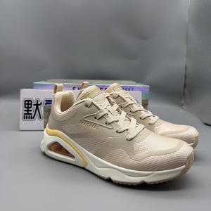 Skechers斯凯奇女鞋舒适休闲绑带时尚缓震气垫运动鞋跑步鞋177420