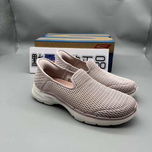 Skechers斯凯奇闪穿鞋2025夏季女子健步鞋透气一脚蹬休闲鞋896236