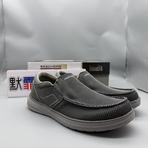 Skechers斯凯奇男鞋新款懒人鞋一脚蹬健步时尚休闲运动鞋210493
