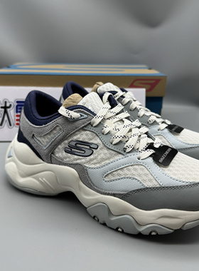 SKECHERS斯凯奇气泡冰女鞋透气休闲轻便熊猫老爹鞋海盐奶盖12958