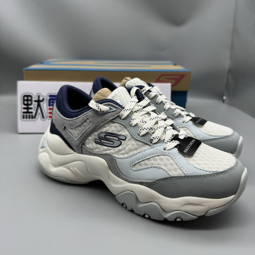 SKECHERS斯凯奇气泡冰女鞋透气休闲轻便熊猫老爹鞋海盐奶盖12958