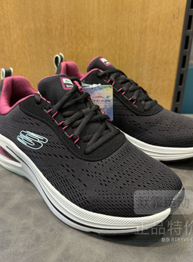 Skechers斯凯奇新款女子简约时尚绑带防滑休闲运动气垫鞋150131