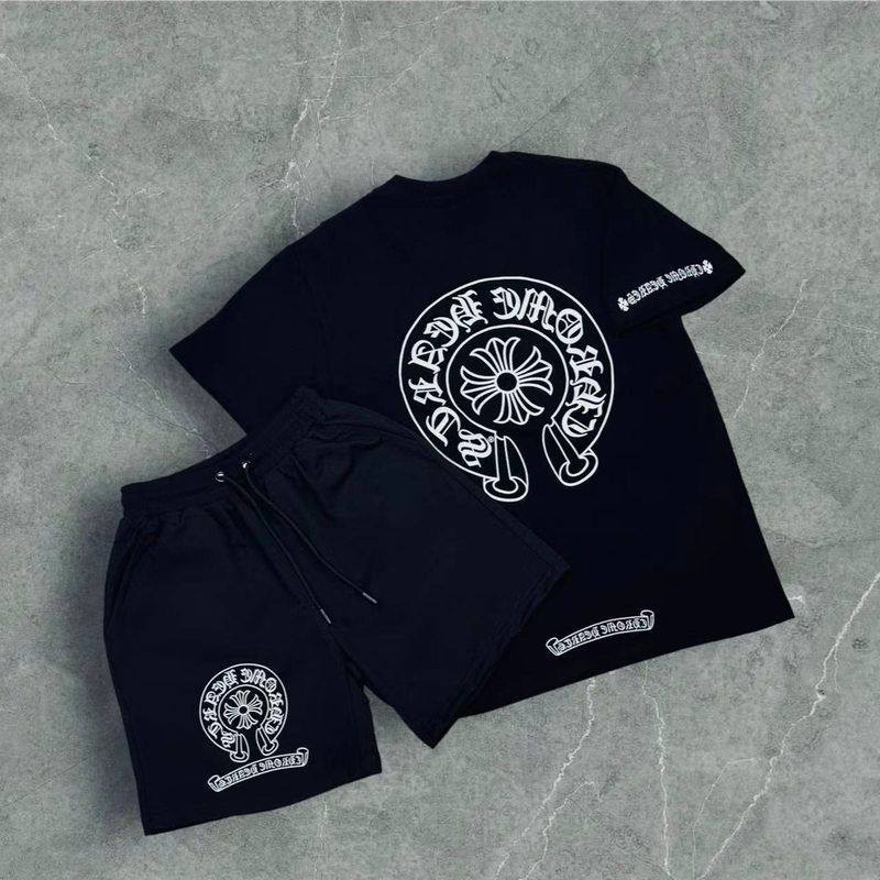 欧美T恤潮复古印花圆领短袖男士宽松纯棉宽松hiphop裤子情侣套装,男装,其他套装,淘宝优惠券,粉丝福利购,淘宝优惠卷