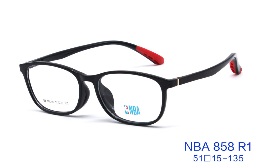 专柜正品NBA858 学生儿童眼镜框架超轻防滑近视架全框青少年适用