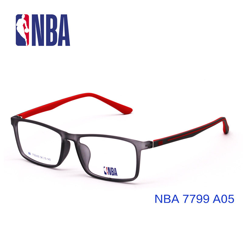 正品NBA7799 男女全框近视眼镜框架超轻镜架有度数苹果华为表原胶