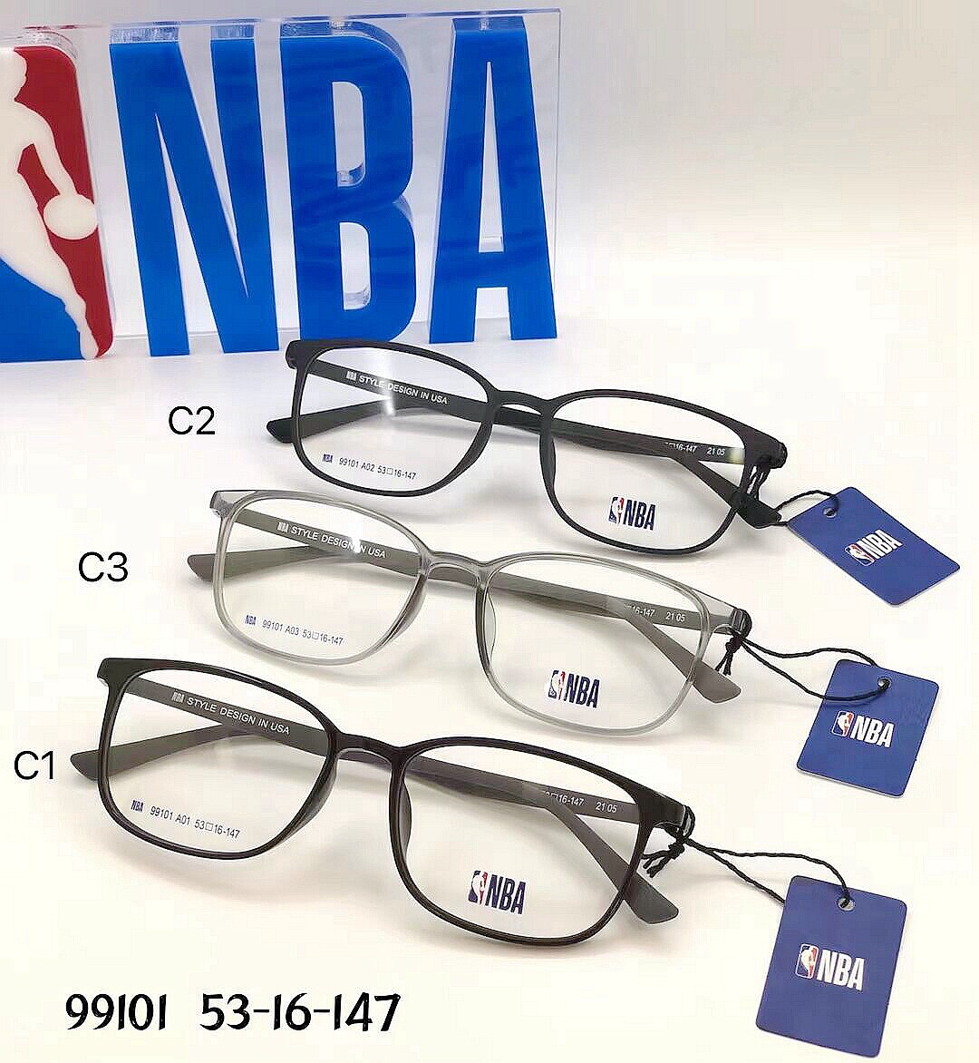 正品NBA近视眼镜架近视眼镜框超轻时尚眼镜全框男女学生NBA99101