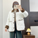 惠衣阁冬女衬衫 宽松休闲压线棉服外套可机洗 棉袄韩版 款 棉衣轻薄款