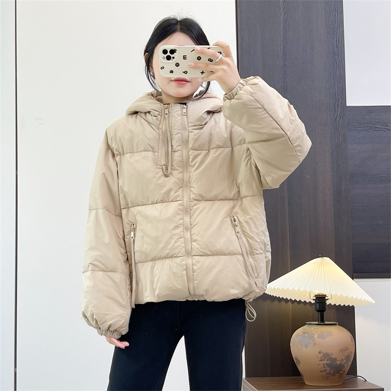 惠衣阁秋冬女连帽羽绒服短款羽绒服韩版宽松休闲保暖羽绒外套