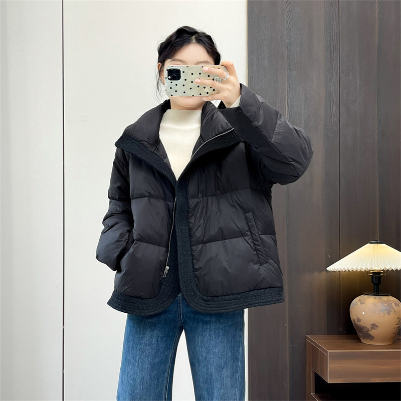 惠衣阁冬季女立领羽绒服防寒服韩版宽松休闲保暖羽绒棉服外套