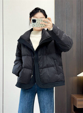 惠衣阁冬季女立领羽绒服防寒服韩版宽松休闲保暖羽绒棉服外套