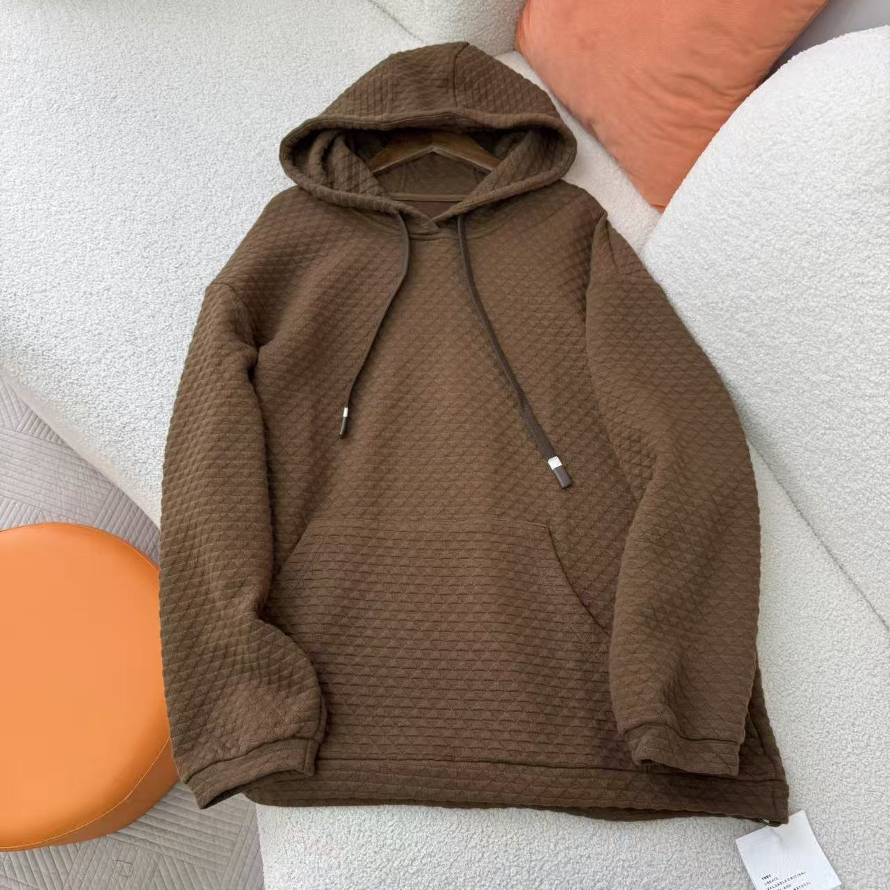 惠衣阁秋季女棉质连帽卫衣韩版宽松休闲运动衫连帽卫衣外套