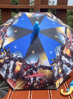 黑胶防晒新品宇航员机器人雨伞