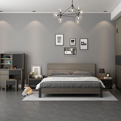 2024新款广东佛山全实木北欧1.8米主卧双人床1.5米 1.2米客厅婚床