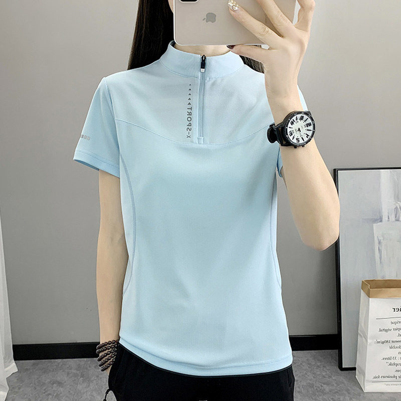 速干短袖女修身显瘦徙步登山服