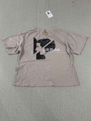 街巷自主undercover 化学式人像短袖纯棉水洗丝网印花t恤