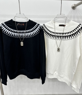 锯齿印花卫衣纯棉长袖 Undercover uc非 秋冬单品 现货秒发