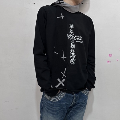 「现货秒发」Undercover 02AW 魔女期十字架长袖 archive重磅全棉