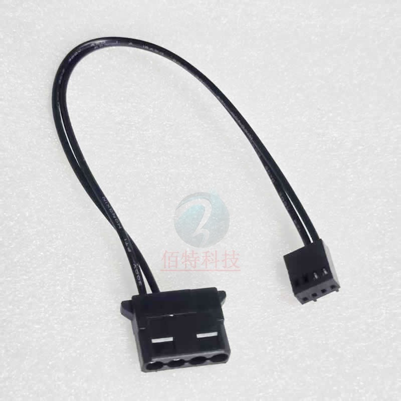 大4p转小4p风扇电源线 机箱风扇4Pin供电线 发光灯带led电源线PWR