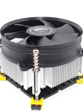 天极风  I3/I5 CPU散热器铜芯 1150 1200 1700 1366 9cm静音风扇