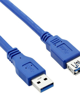 USB3.0公对母延长线 USB公母延长线加长全包数据线多双屏蔽3米5米