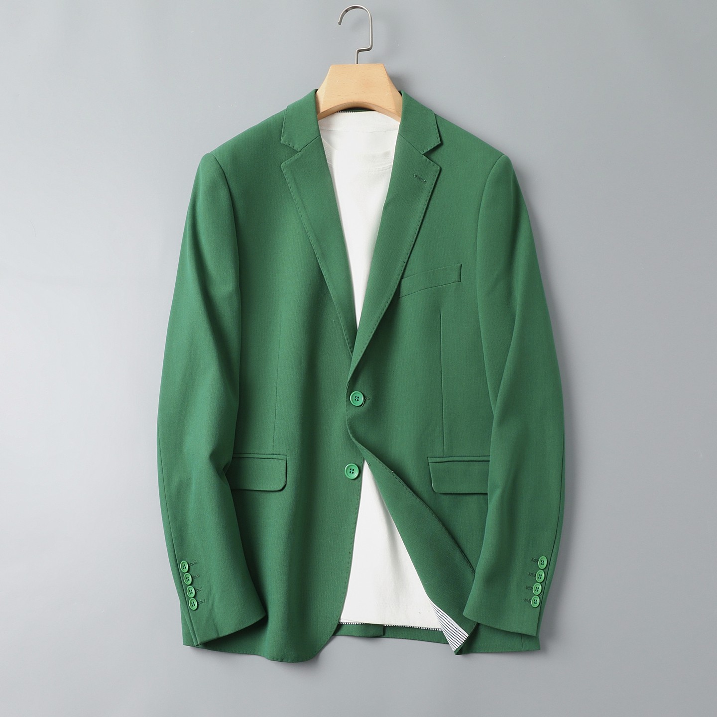 平铺图新款男士休闲西装时尚修身西服单西外套DX6998P165,男装西服,电商D216-1