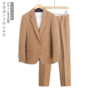 挂拍图21年新款男士西服套装二件套时尚休闲西装26803P240图片