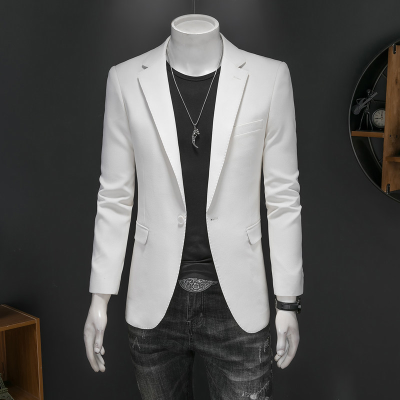 半里布款假模图2024男士休闲西装修身西服单西外套DX6943P175，男装西服，电商D216-1