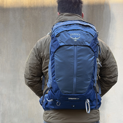 OSPREY小鹰包STRATOS云层24 34升户外登山包男款徒步运动双肩背包