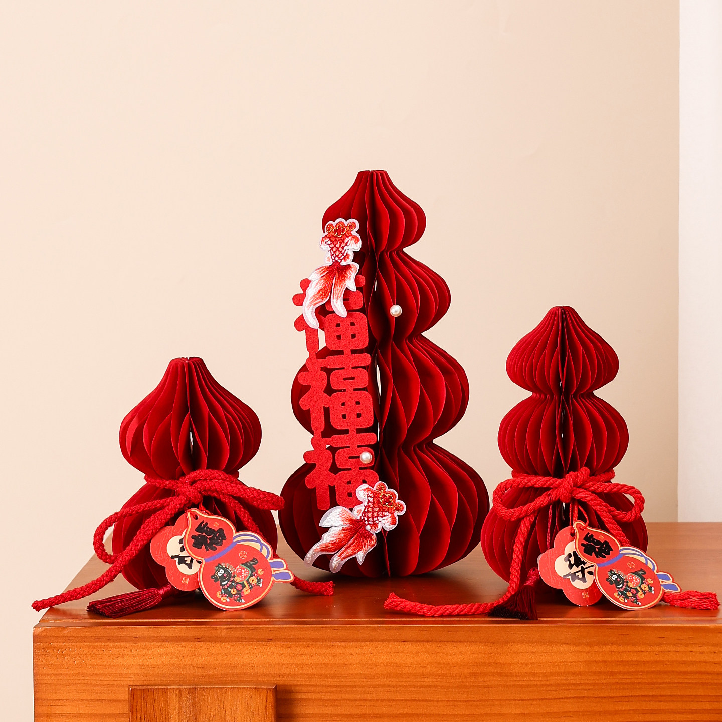 新年摆件2026新款过年葫芦摆件春节乔迁客厅玄关桌面装饰搬家礼物,家居饰品,装饰摆件,淘宝优惠券,粉丝福利购,淘宝优惠卷