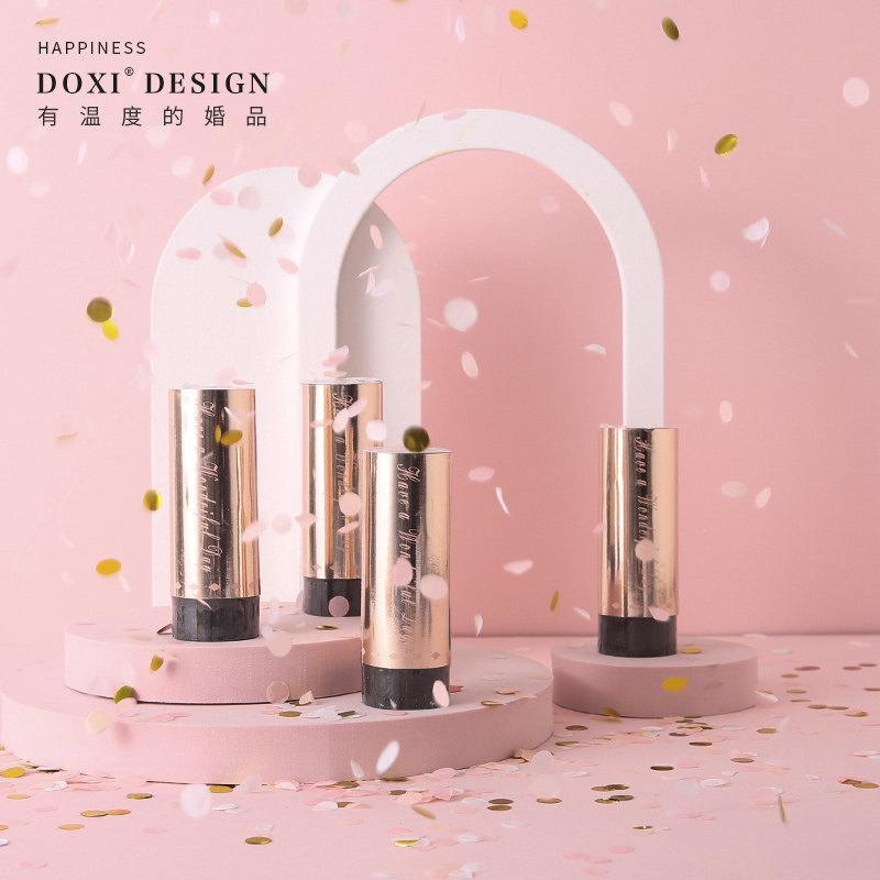 多囍优品婚喷花筒伴娘手拧礼花炮派对生日花瓣彩烟小礼炮结婚用品