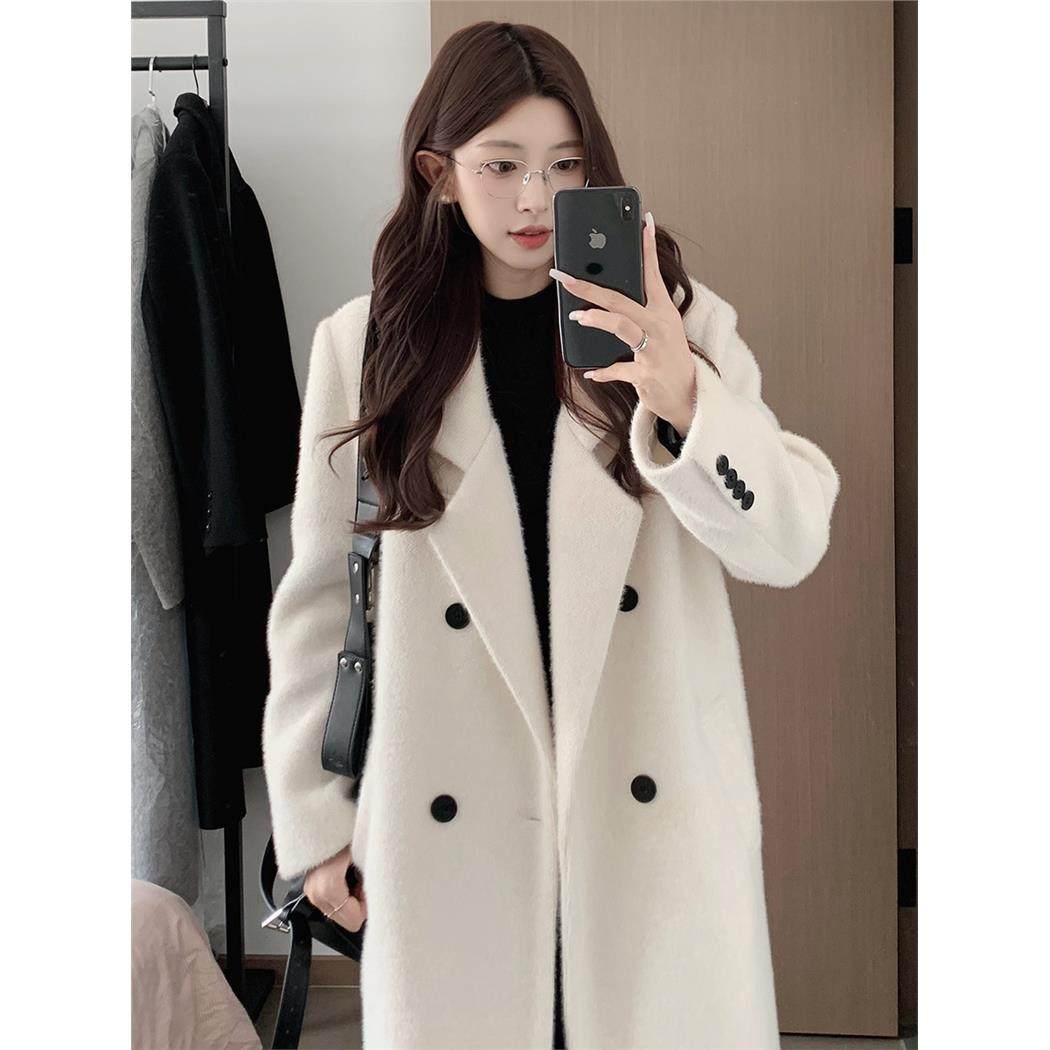 白色羽绒服内胆羊毛大衣女2025冬季新款韩系呢子长款加厚毛呢外套,个性定制/设计服务/DIY,棉服工装,淘宝优惠券,粉丝福利购,淘宝优惠卷