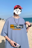 ！22夏季新款宽松大码港风动漫短袖纯棉T恤T53-P22，男装T恤，星座508（原C305）