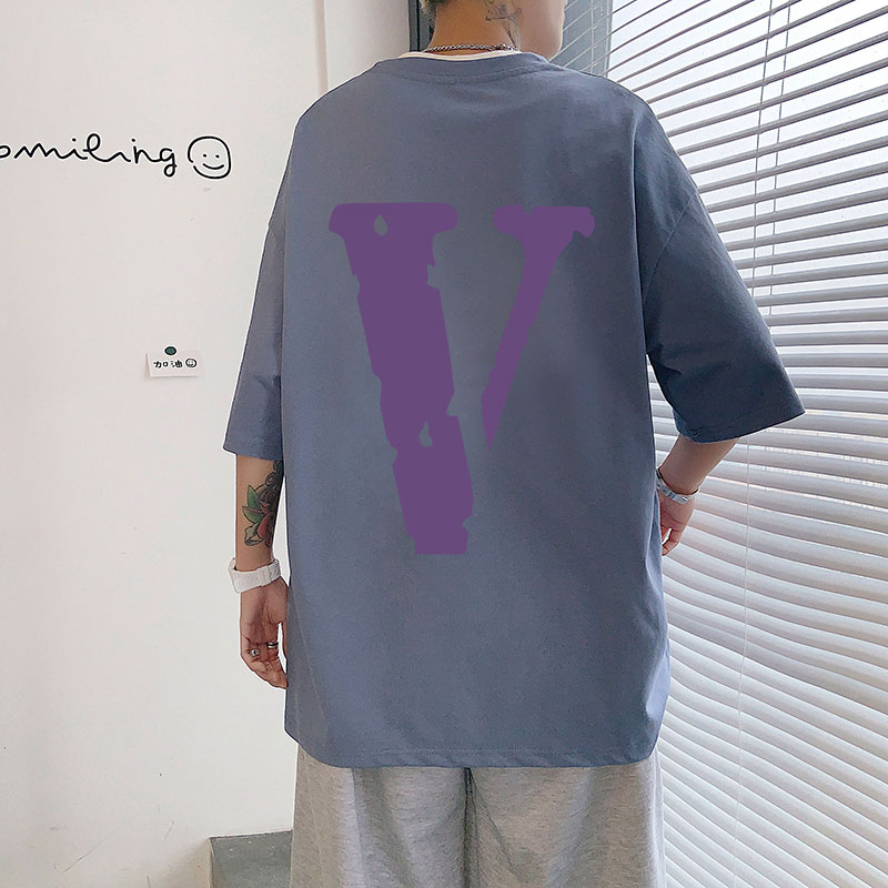 短袖t恤男oversize夏季潮牌大码上衣服港风宽松百搭五分袖体恤衫,男装T恤,星座508（原C305）