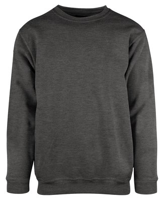 加厚抓绒纯色圆领卫衣