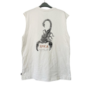 T恤街头宽松坦克背心 外贸男加长版 澳洲冲浪滑板嘻哈印花无袖 背心