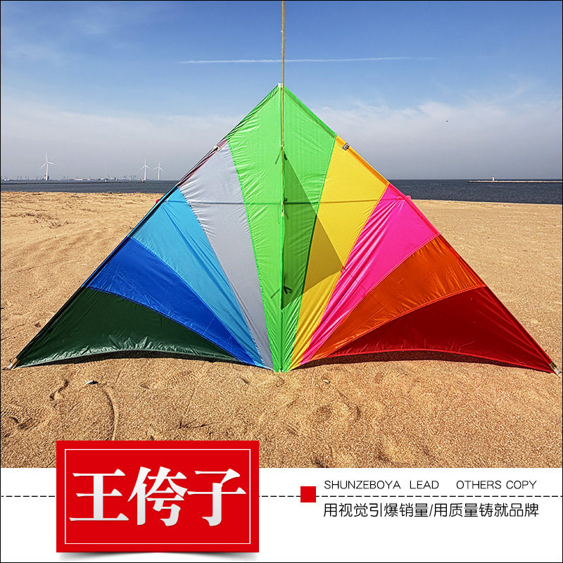 王侉子九色珍藏版三角风筝图片