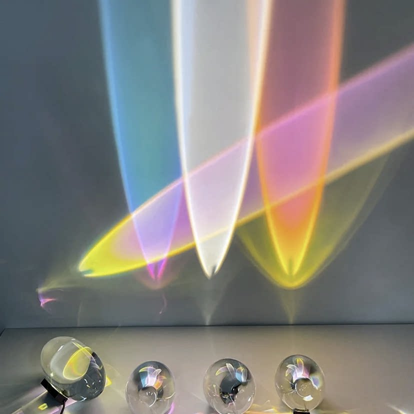 天空之眼台灯casa水晶意大利装饰日落床头氛围酒吧投影年终大促