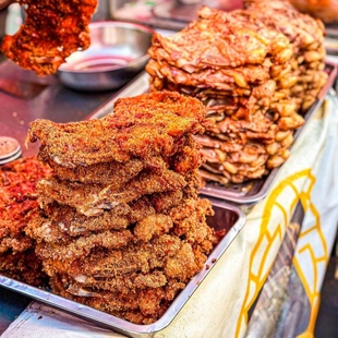 沈阳连锁店鸡架麻八珍老式 新鲜 咸香口裹面鸡架一只约350克袋装